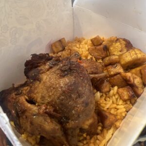 Jollof rice with Chicken