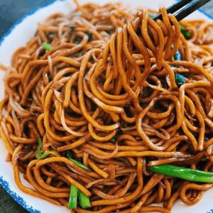 Noodles with chicken